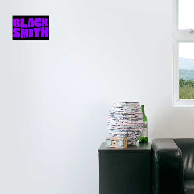 Black Smith – Funny Heavy Metal Parody Design by Stylecombinator